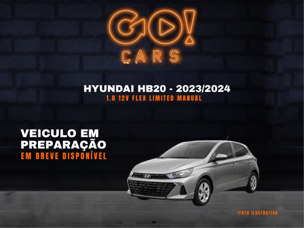 HYUNDAI HB20 1.0 12V FLEX LIMITED MANUAL 2023/2024