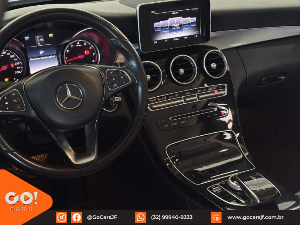 MERCEDES-BENZ C 180 1.6 CGI 16V TURBO FLEX 4P AUTOMÁTICO 2016