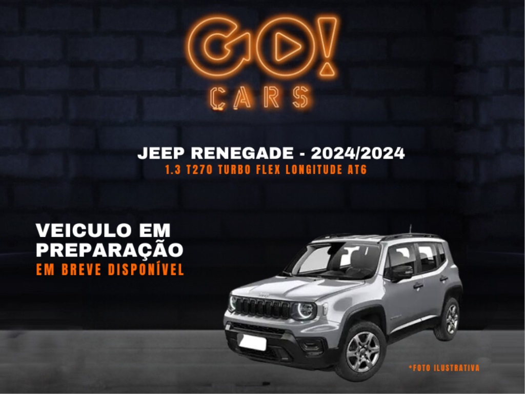 JEEP RENEGADE 1.3 T270 TURBO FLEX LONGITUDE AT6 2024/2024