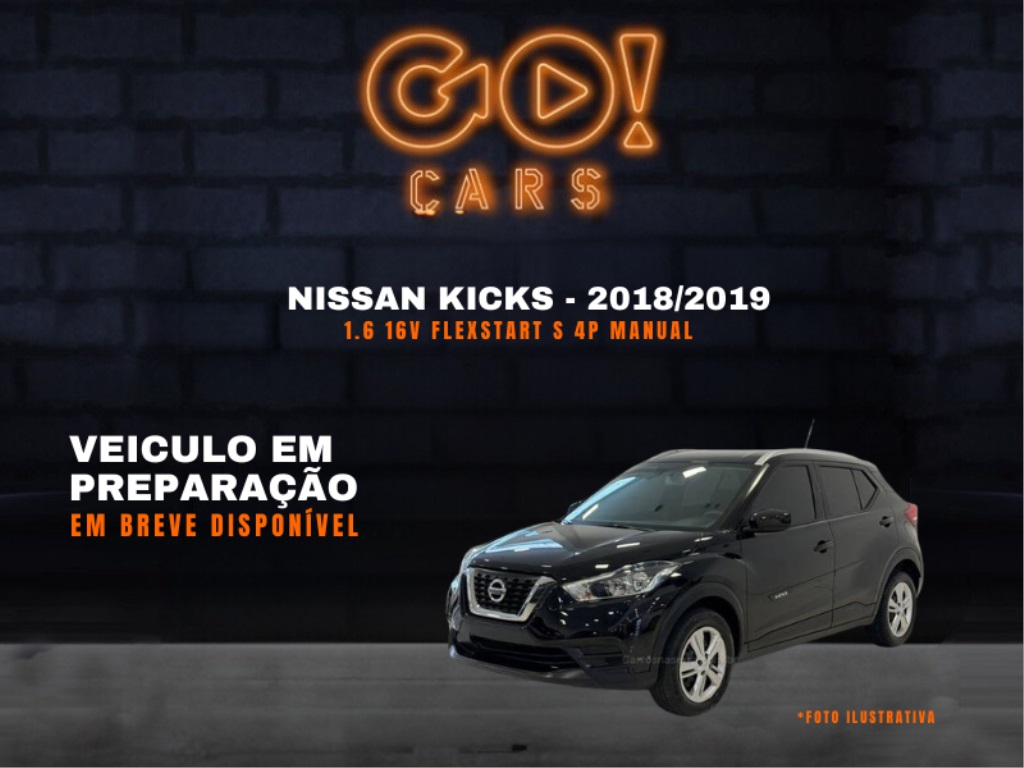 NISSAN KICKS 1.6 16V FLEXSTART S 4P MANUAL 2018/2019