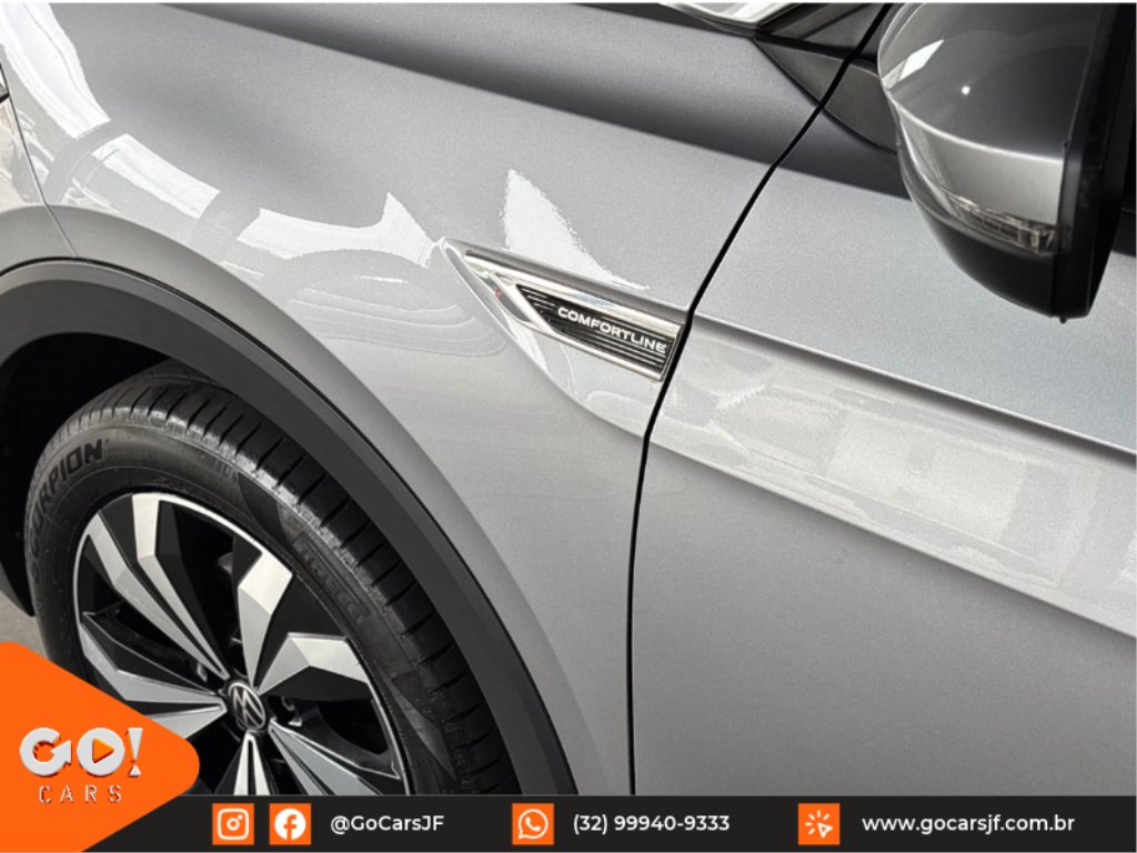 VOLKSWAGEN T-CROSS 1.0 200 TSI TOTAL FLEX COMFORTLINE AUTOMÁTICO 2024