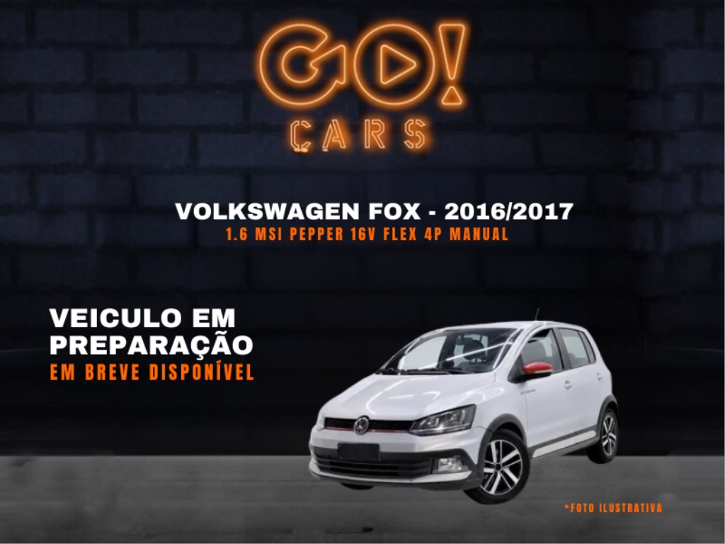 VOLKSWAGEN FOX 1.6 MSI PEPPER 16V FLEX 4P MANUAL 2016/2017