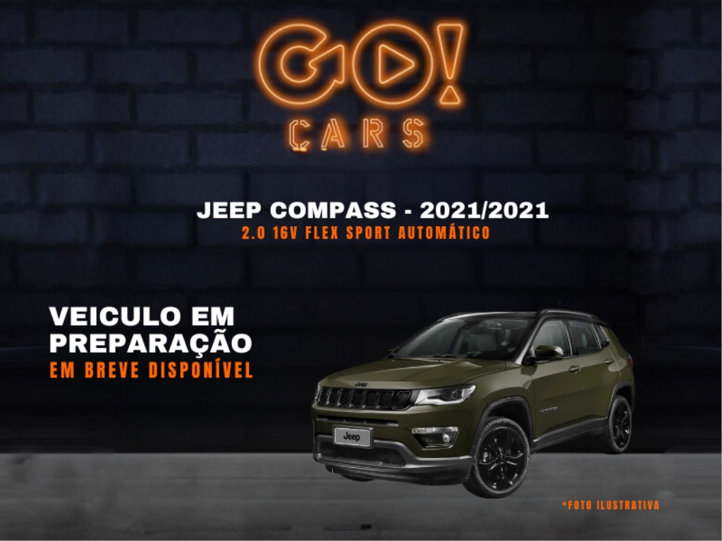 JEEP COMPASS 2.0 16V FLEX SPORT AUTOMÁTICO 2021/2021