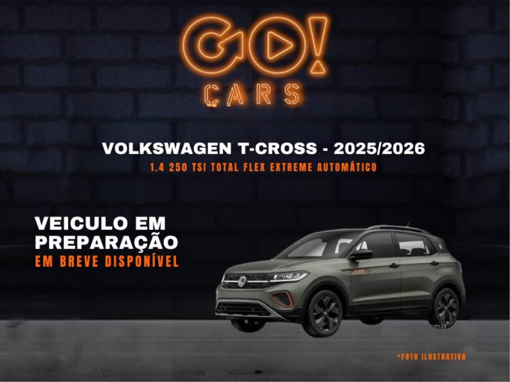 VOLKSWAGEN T-CROSS 1.4 250 TSI TOTAL FLEX EXTREME AUTOMÁTICO 2025/2026