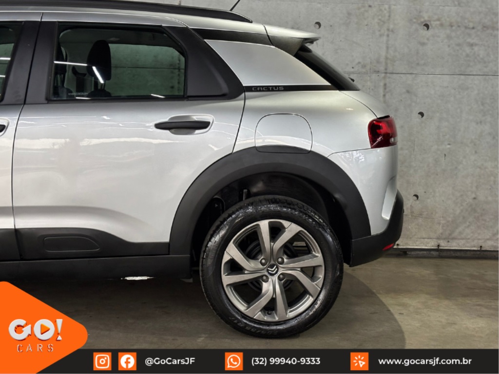 CITROEN C4 CACTUS 1.6 16V FLEX 4P FEEL PACK- AUTOMÁTICO 2022