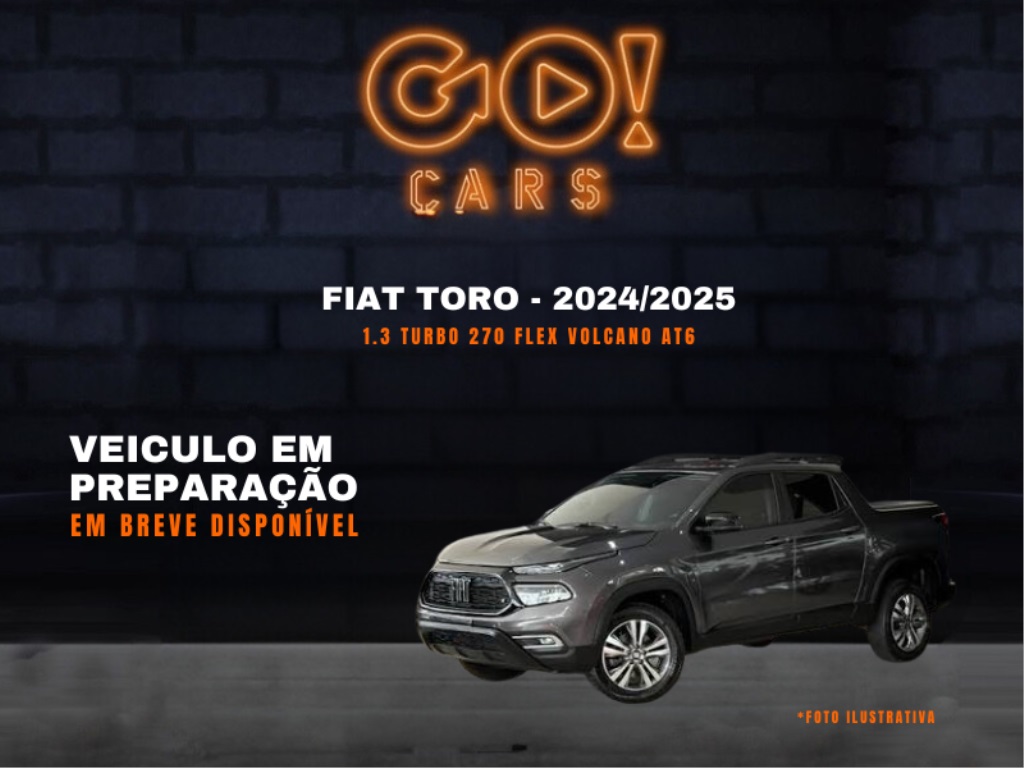 FIAT TORO 1.3 TURBO 270 FLEX VOLCANO AT6 2024/2025