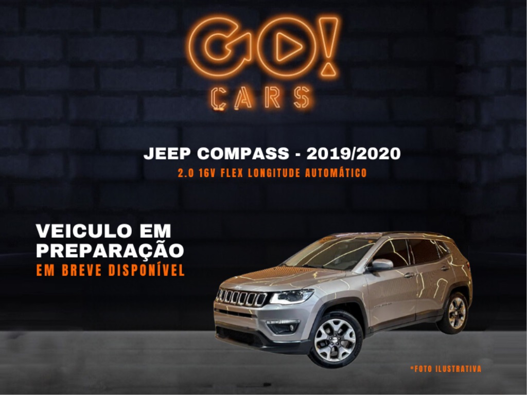 JEEP COMPASS 2.0 16V FLEX LONGITUDE AUTOMÁTICO 2019/2020