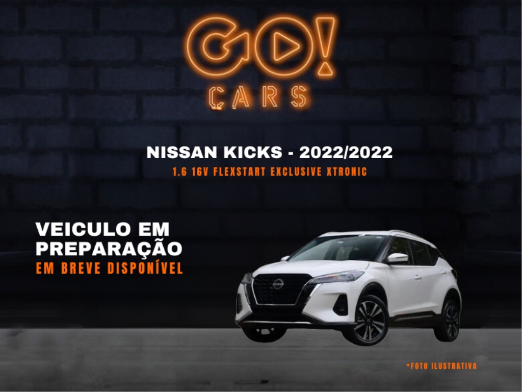 NISSAN KICKS 1.6 16V FLEXSTART EXCLUSIVE XTRONIC 2022/2022