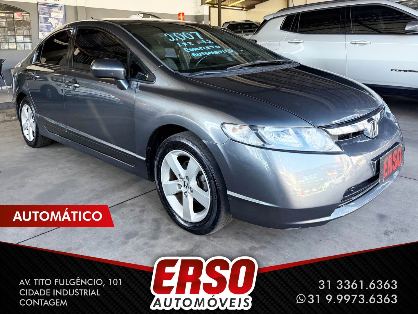 HONDA CIVIC 1.8 LXS 16V GASOLINA 4P AUTOMÁTICO
