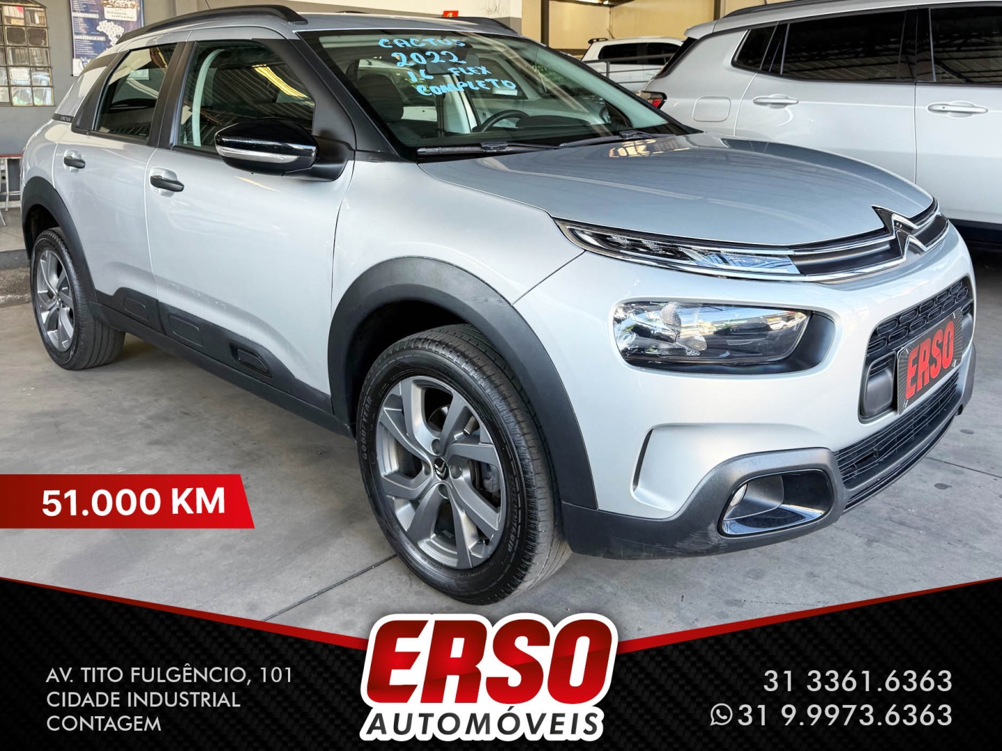CITROEN C4 CACTUS 1.6 VTI 120 FLEX FEEL BUSINESS EAT6
