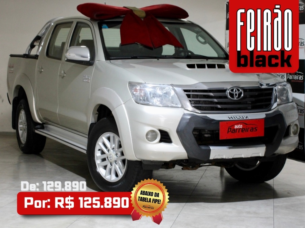 TOYOTA HILUX 3.0 SRV 4X4 CD 16V TURBO INTERCOOLER DIESEL 4P AUTOMÁTICO