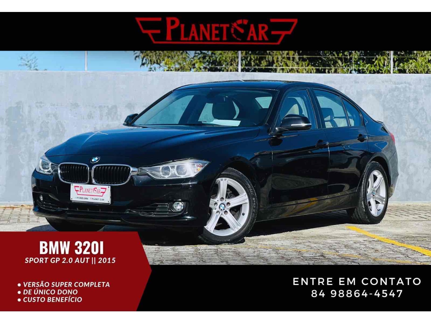 BMW 320i 2.0 GP 16V TURBO ACTIVE FLEX 4P AUTOMÁTICO