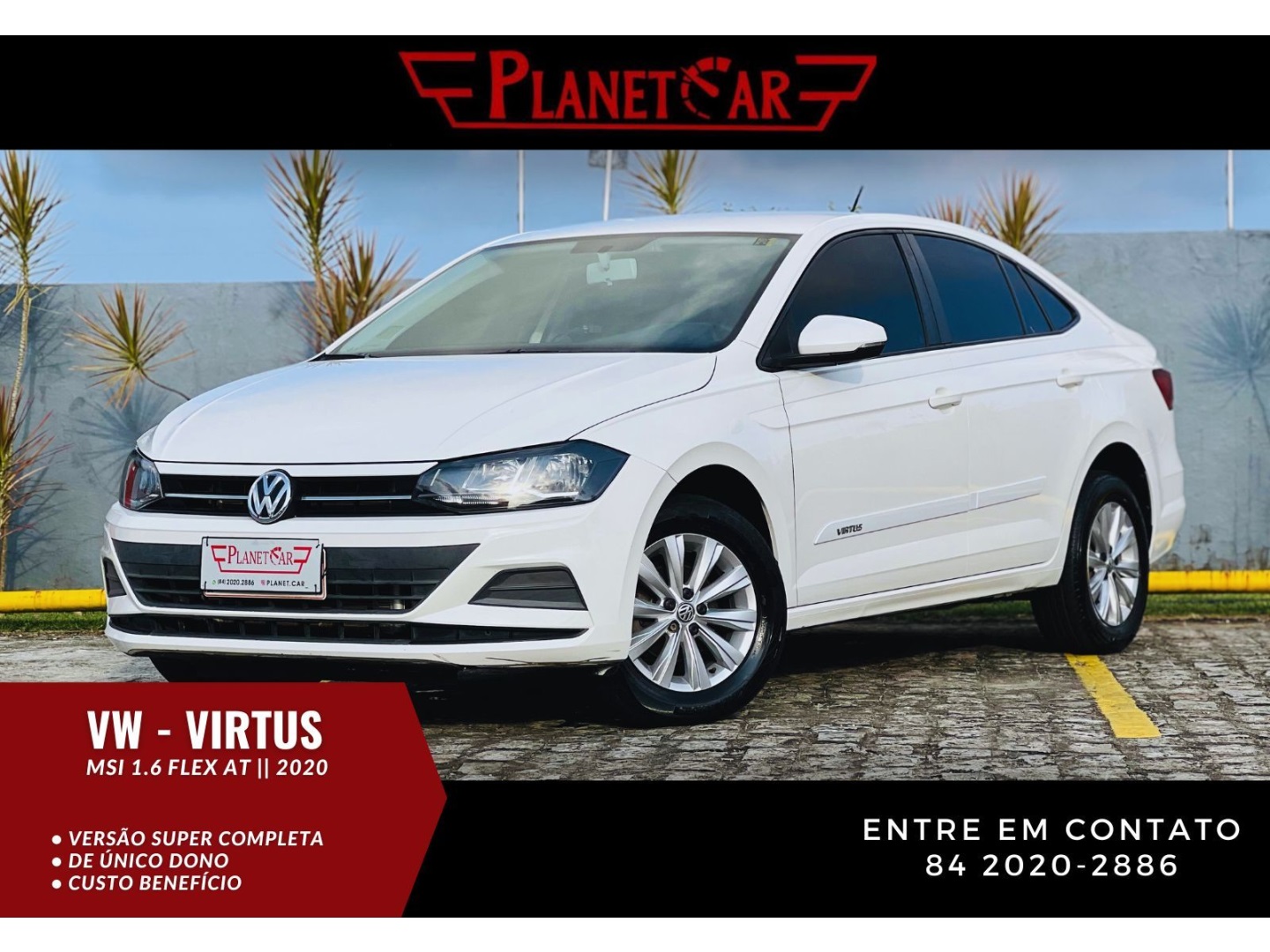 VOLKSWAGEN VIRTUS 1.6 MSI TOTAL FLEX AUTOMÁTICO