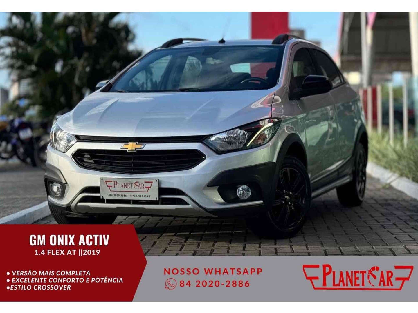 CHEVROLET ONIX 1.4 MPFI ACTIV 8V FLEX 4P AUTOMÁTICO