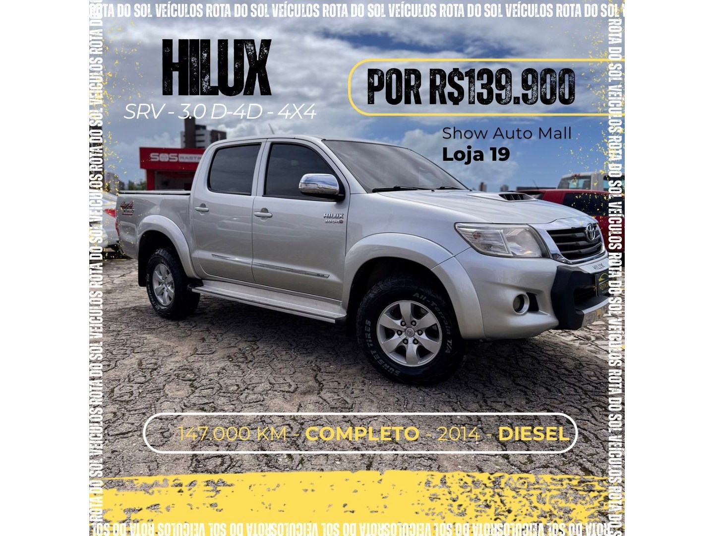 TOYOTA HILUX 3.0 SRV 4X4 CD 16V TURBO INTERCOOLER DIESEL 4P AUTOMÁTICO