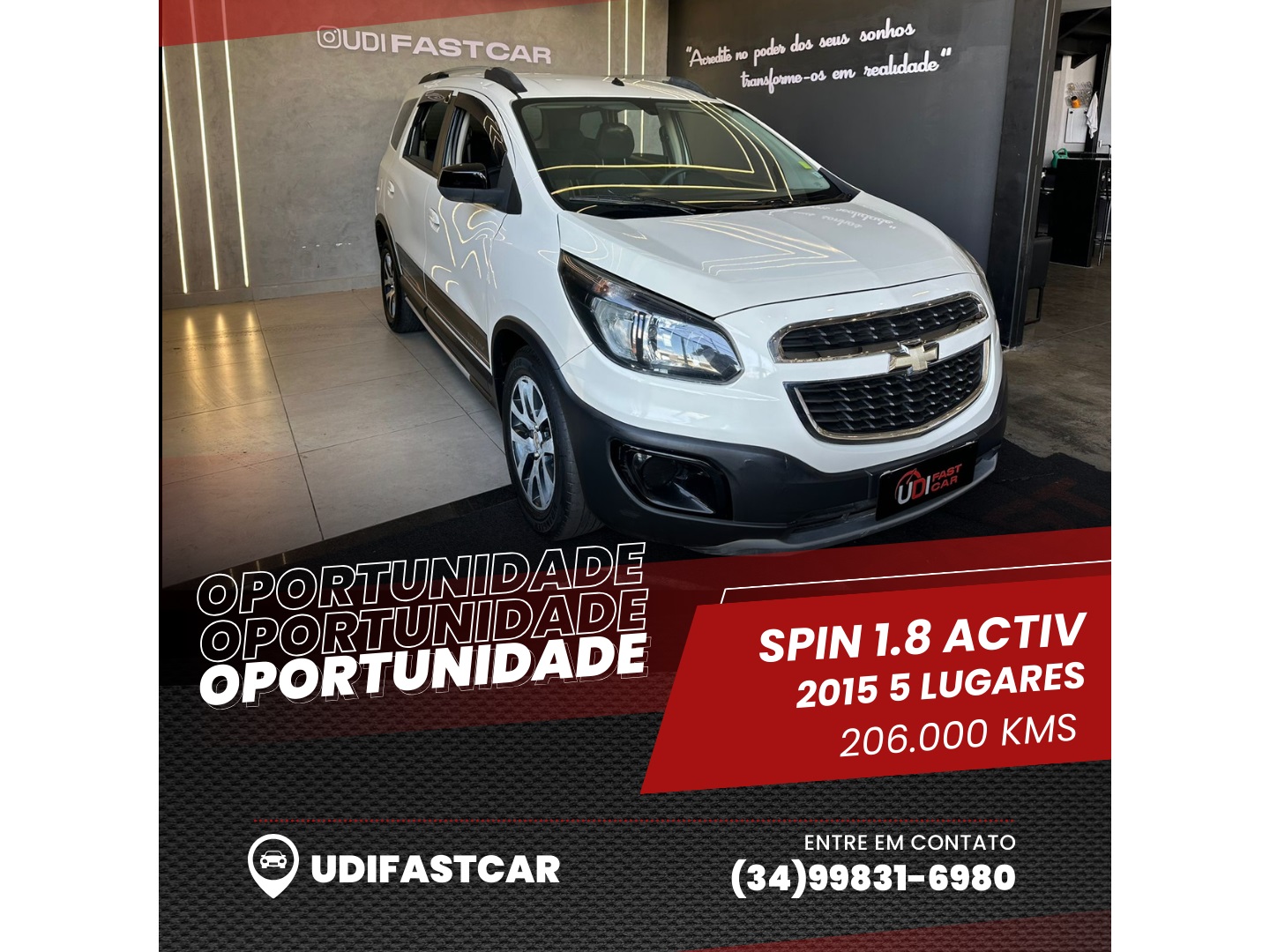 CHEVROLET SPIN 1.8 ACTIV 8V FLEX 4P MANUAL