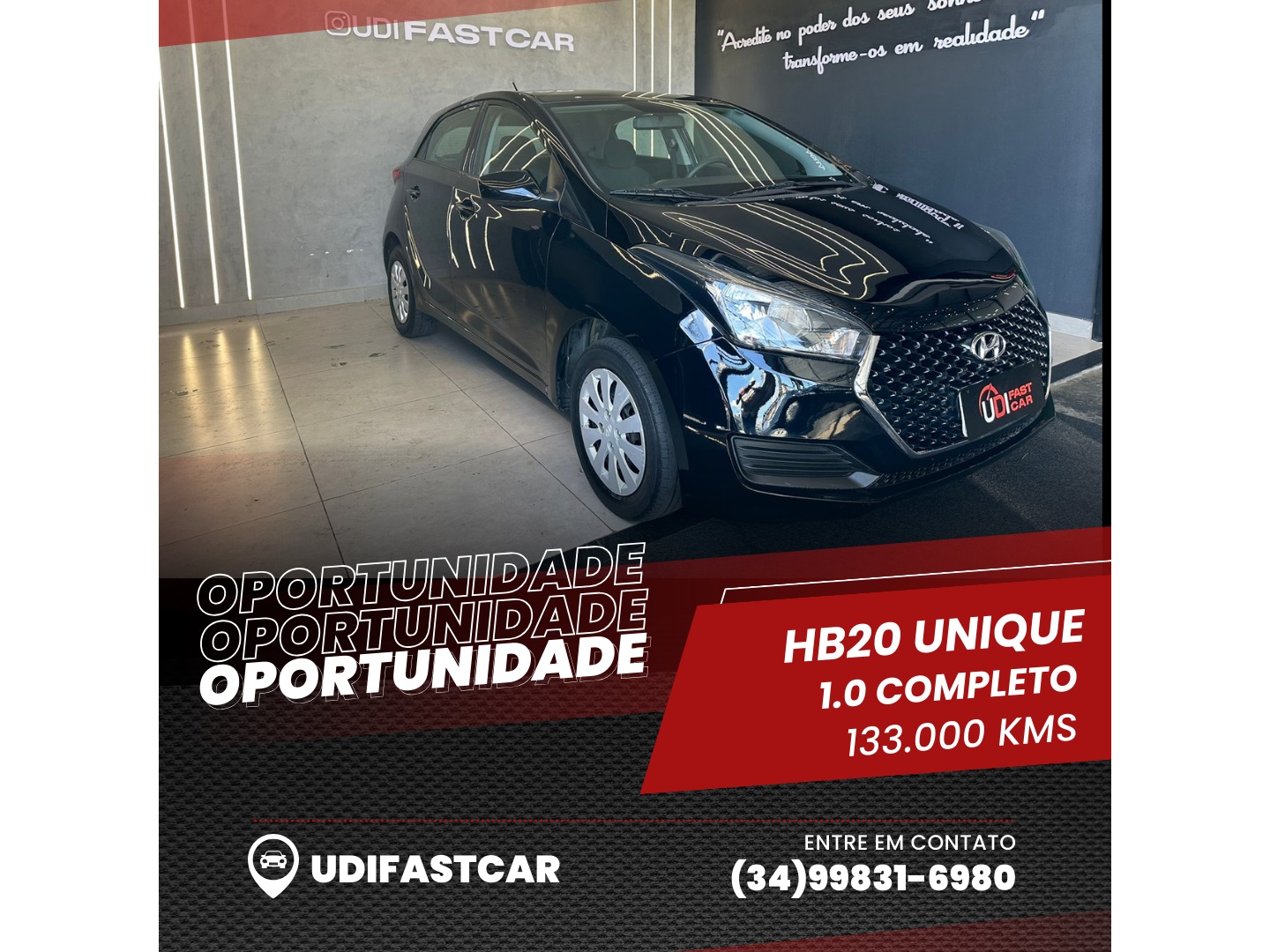 HYUNDAI HB20 1.0 UNIQUE 12V FLEX 4P MANUAL