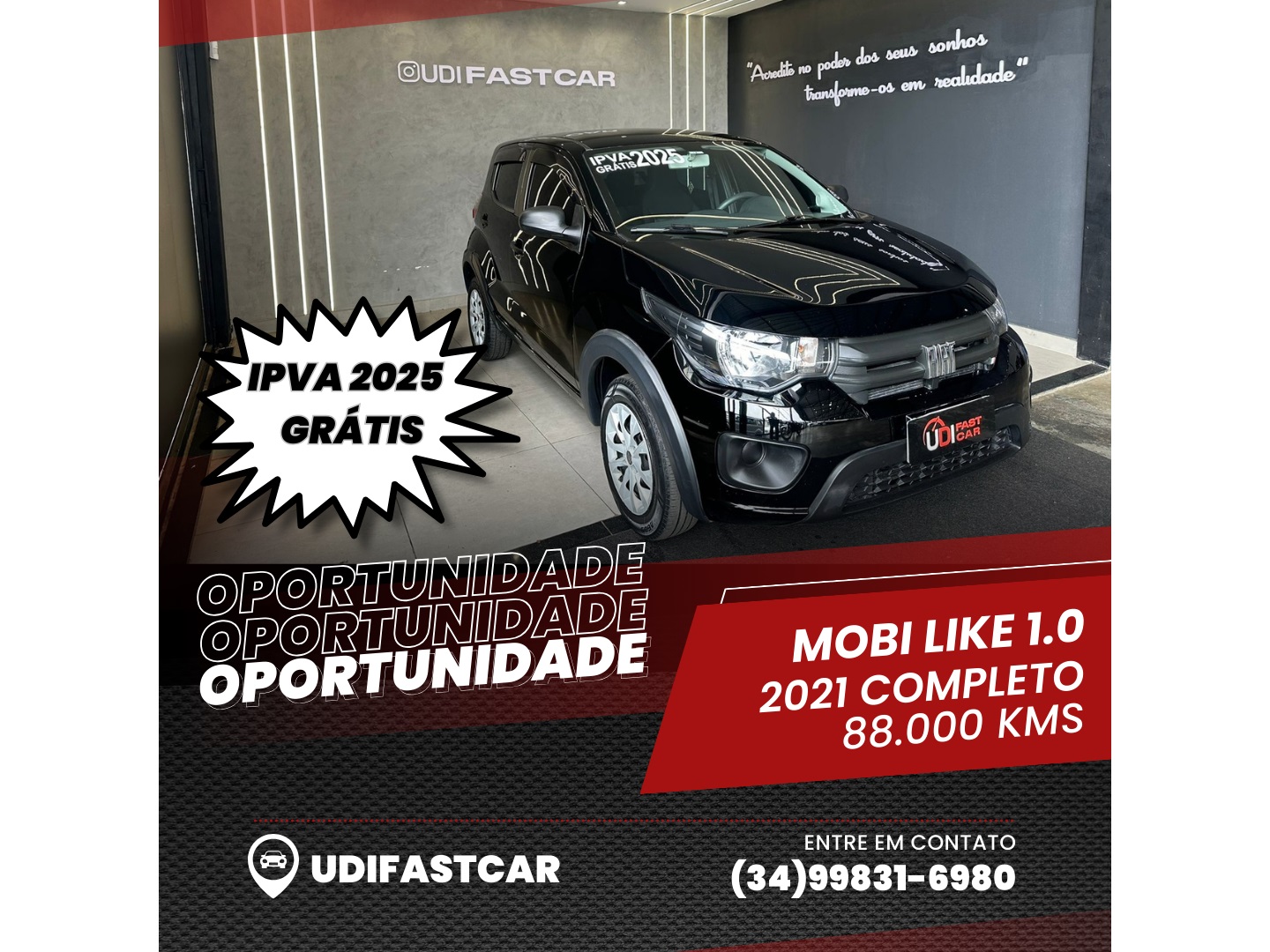 FIAT MOBI 1.0 EVO FLEX LIKE. MANUAL