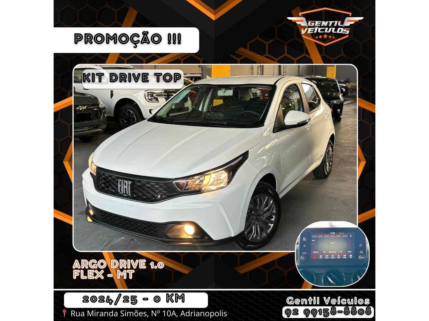 FIAT ARGO 1.0 FIREFLY FLEX DRIVE MANUAL
