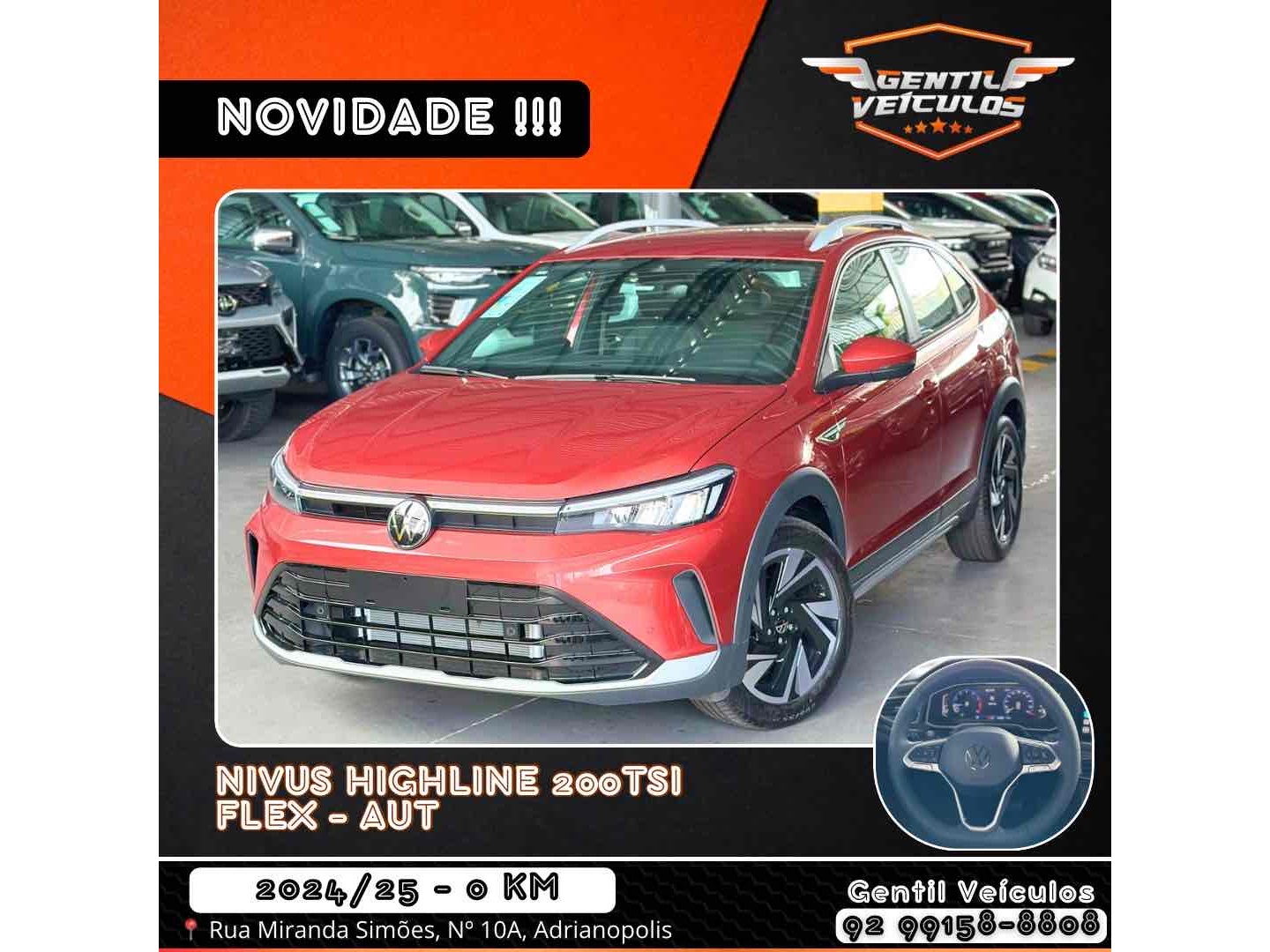 VOLKSWAGEN NIVUS 1.0 200 TSI TOTAL FLEX HIGHLINE AUTOMÁTICO