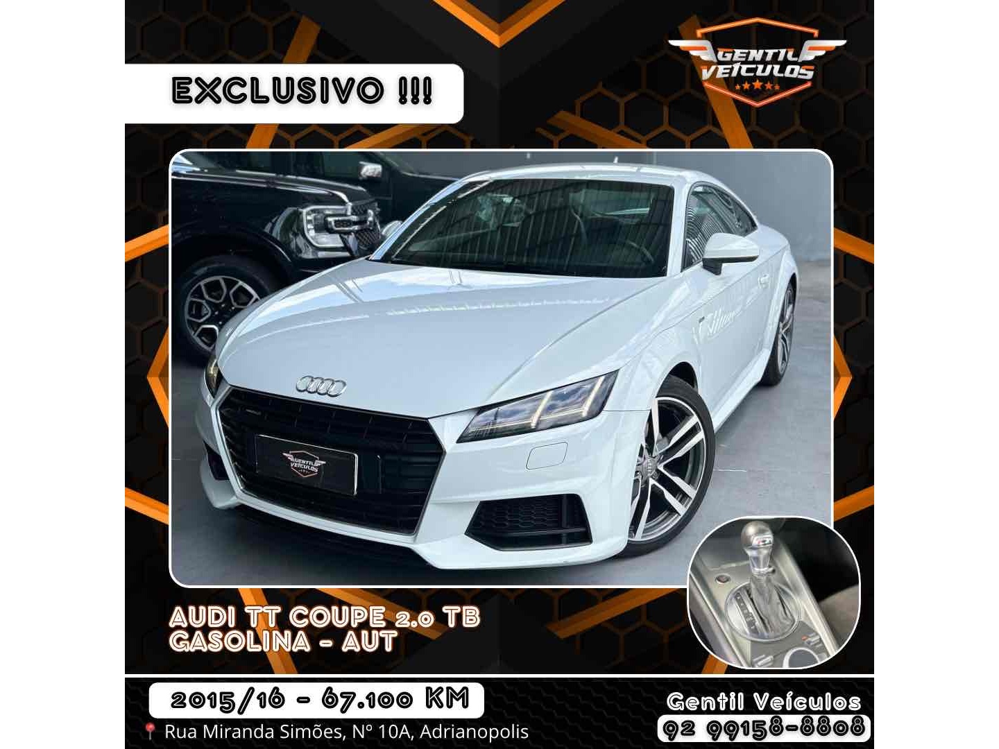 AUDI TT 2.0 TFSI COUPÉ ATTRACTION 2P GASOLINA S-TRONIC