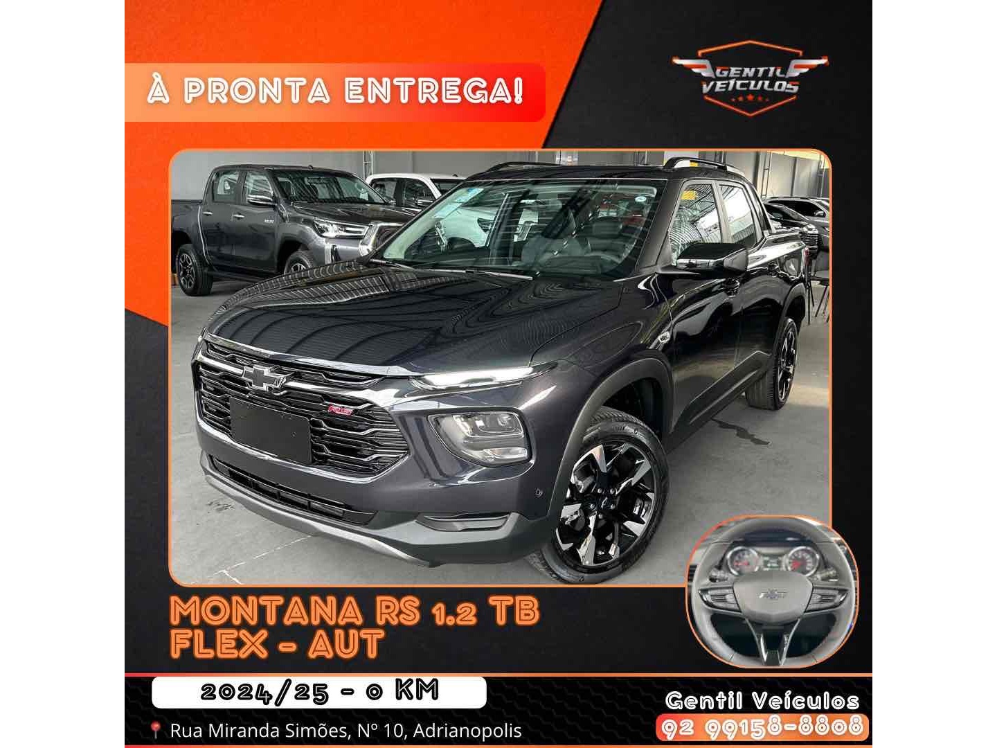 CHEVROLET MONTANA 1.2 TURBO FLEX RS AUTOMÁTICO