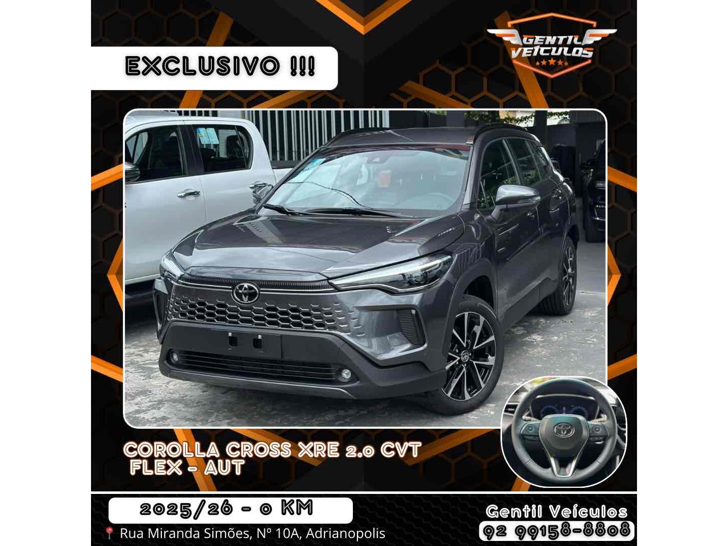 TOYOTA COROLLA CROSS 2.0 VVT-IE FLEX XRE DIRECT SHIFT