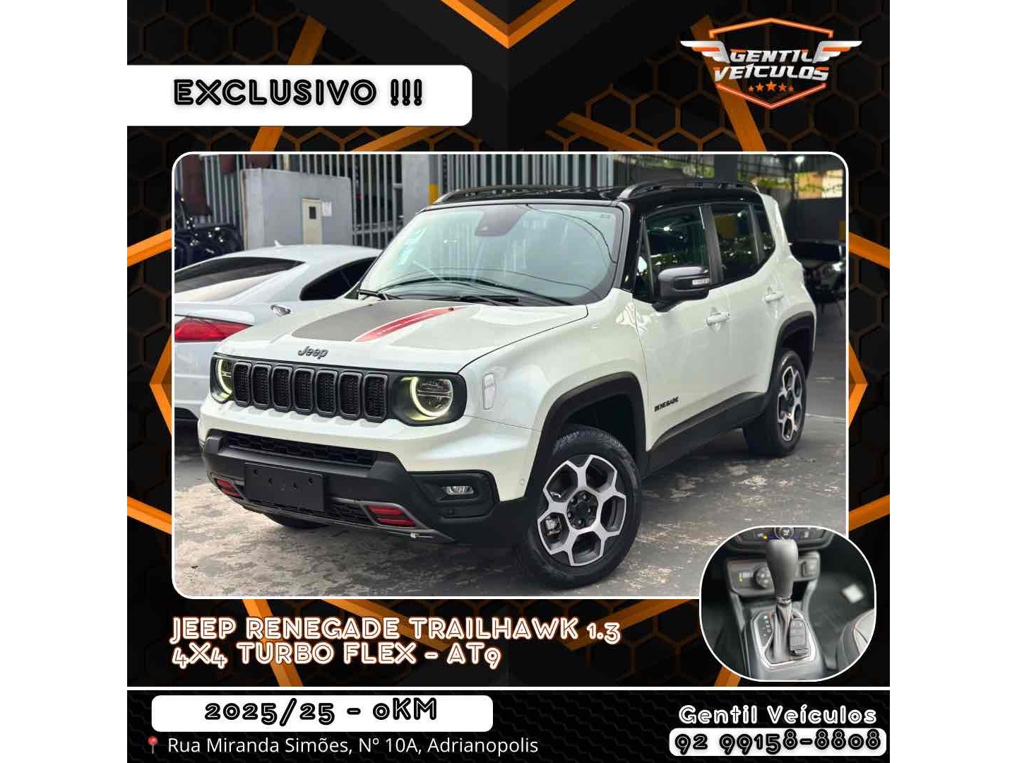 JEEP RENEGADE 1.3 T270 TURBO FLEX TRAILHAWK 4X4 AT9