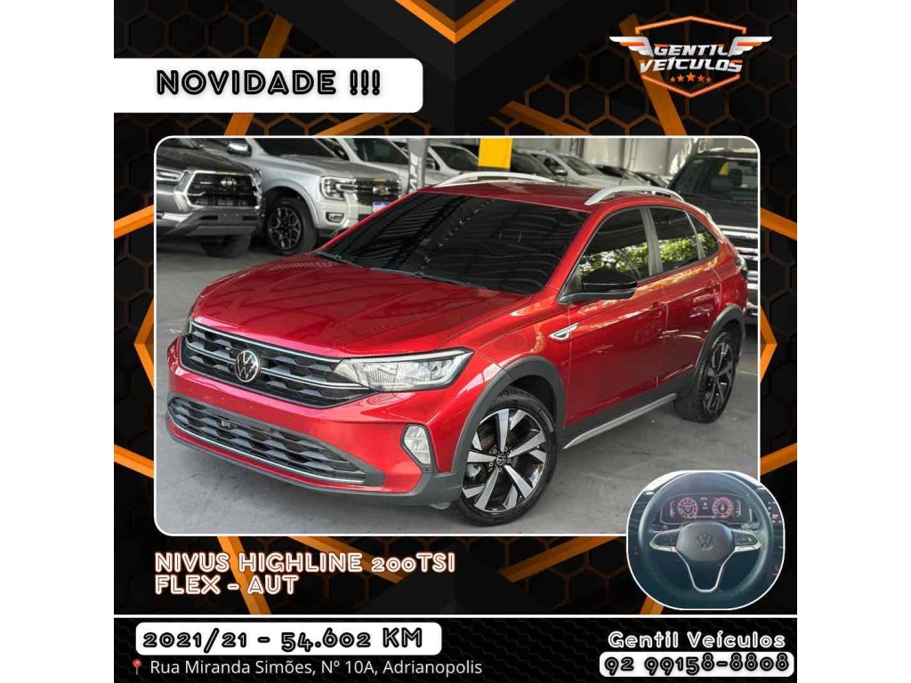 VOLKSWAGEN NIVUS 1.0 200 TSI TOTAL FLEX HIGHLINE AUTOMÁTICO