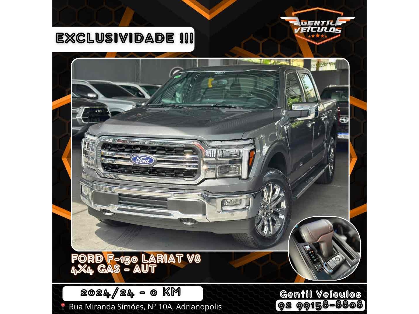 FORD F-150 5.0 V8 GASOLINA CD LARIAT FX4 AUTOMÁTICO
