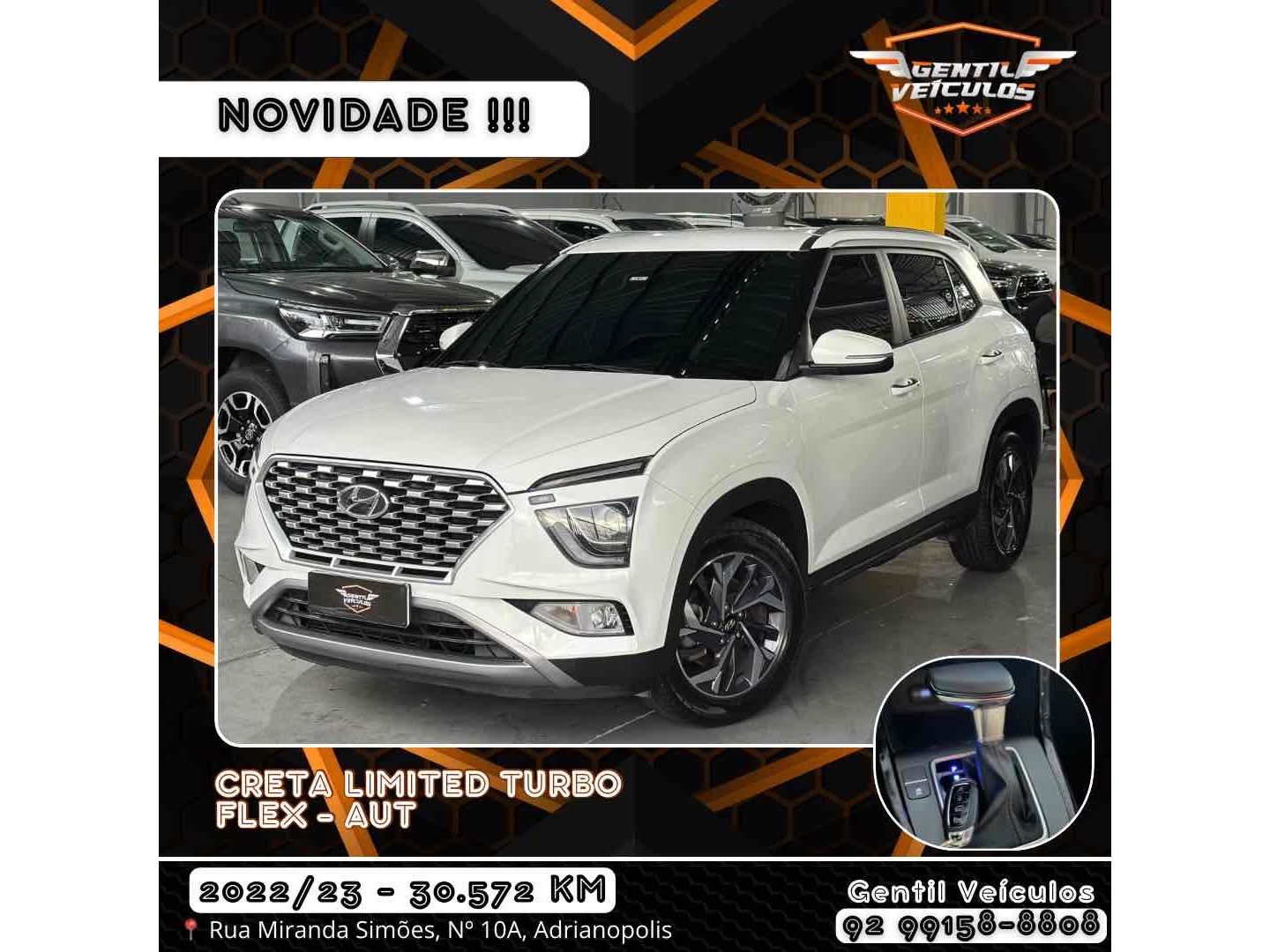 HYUNDAI CRETA 1.0 TGDI FLEX LIMITED AUTOMÁTICO
