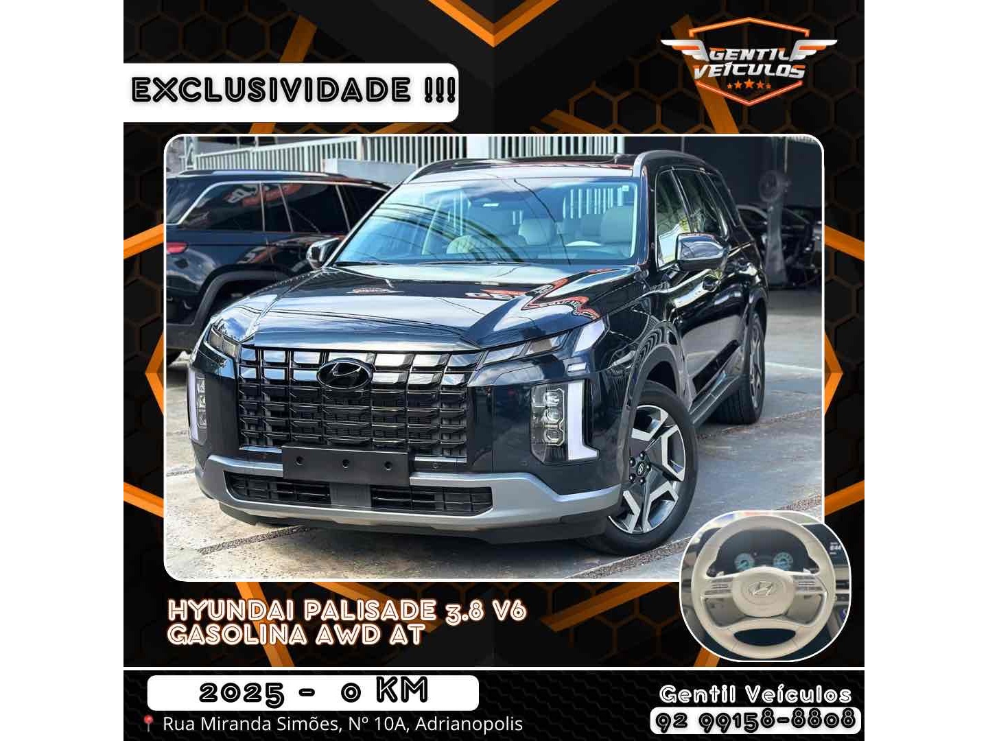 HYUNDAI PALISADE 3.8 V6 GASOLINA AWD AUTOMÁTICO