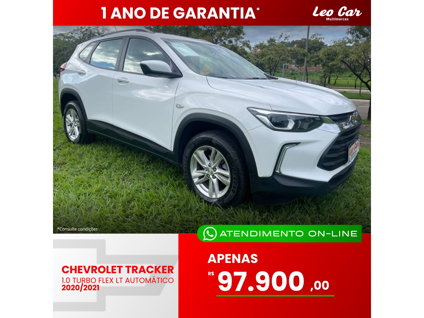 CHEVROLET TRACKER 1.0 TURBO FLEX LT AUTOMÁTICO