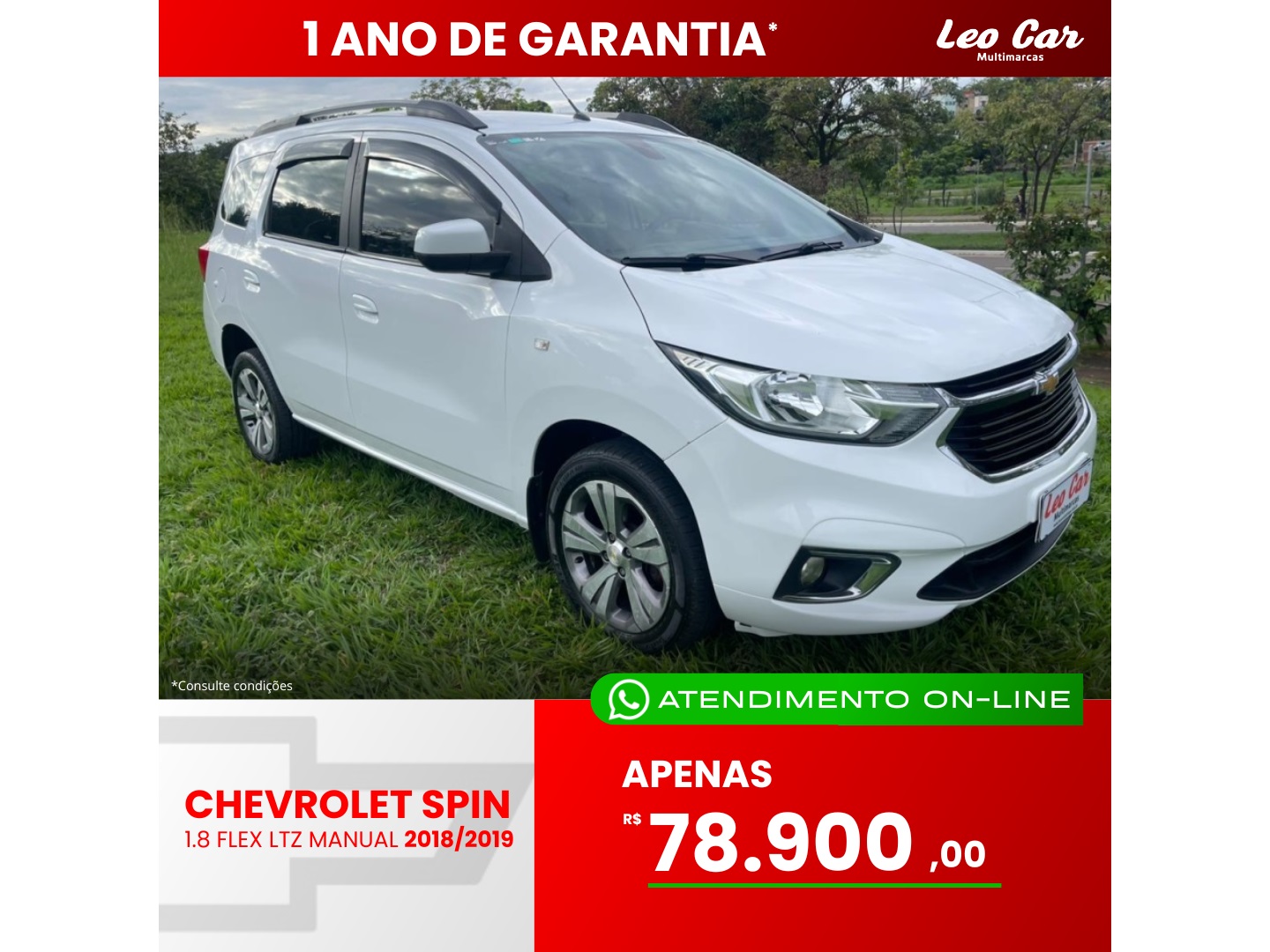 CHEVROLET SPIN 1.8 LTZ 8V FLEX 4P MANUAL