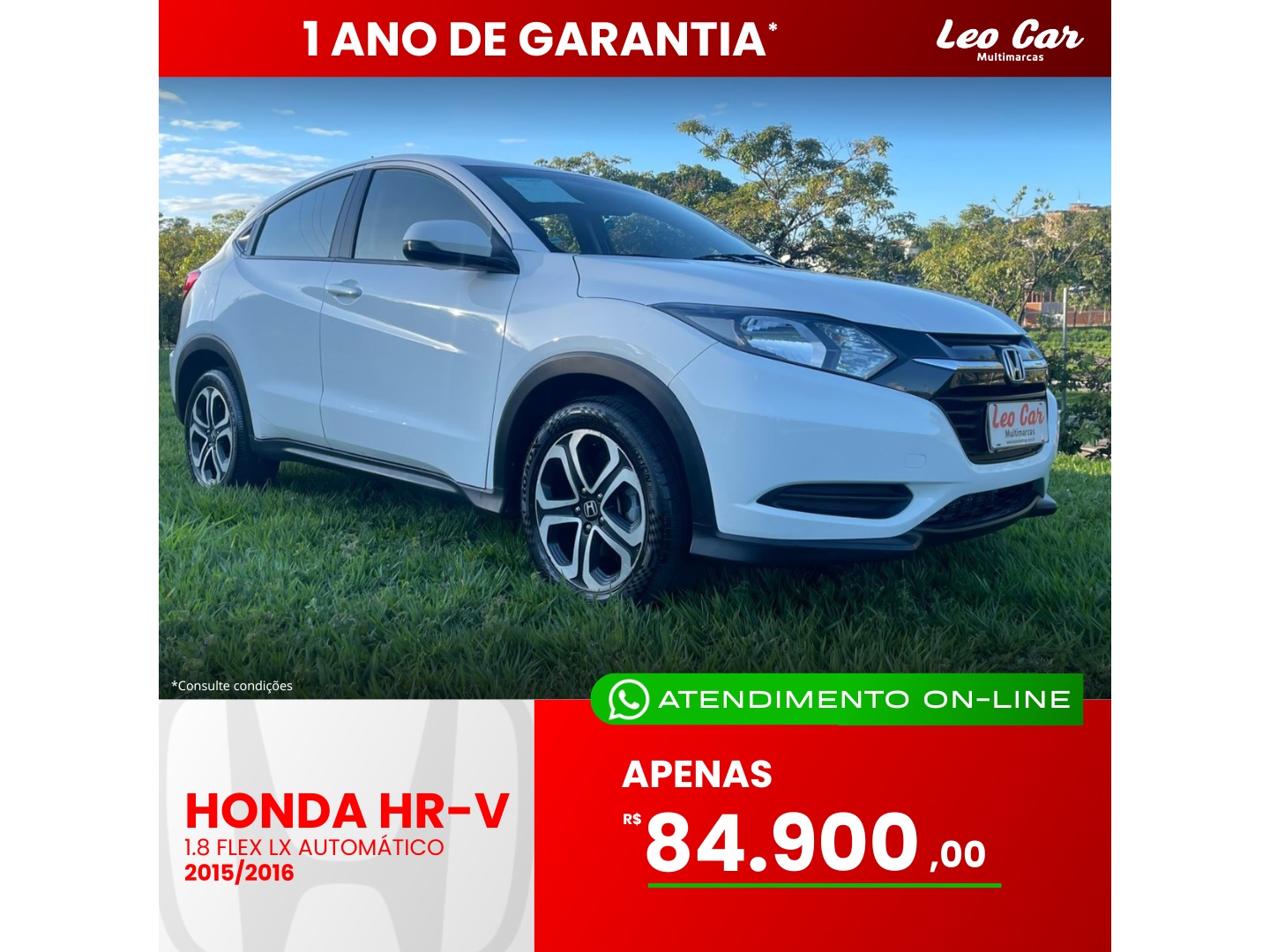 HONDA HR-V 1.8 16V FLEX LX 4P AUTOMÁTICO