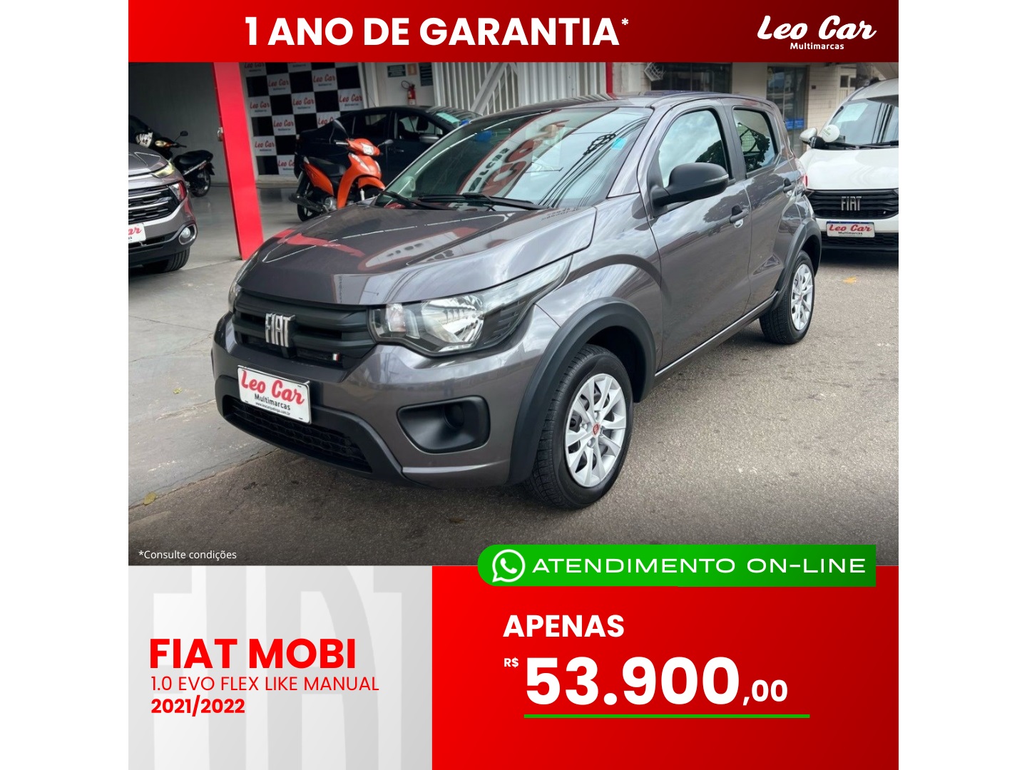FIAT MOBI 1.0 EVO FLEX LIKE. MANUAL