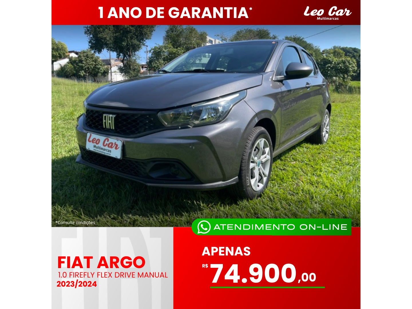 FIAT ARGO 1.0 FIREFLY FLEX DRIVE MANUAL