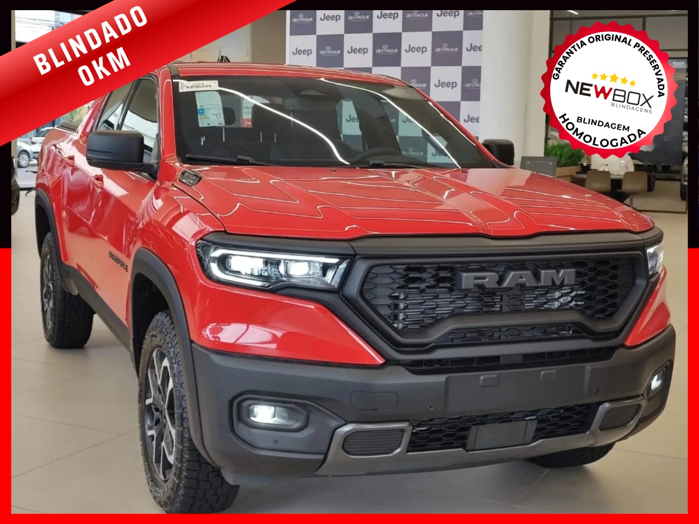 RAM RAMPAGE 2.2 TURBO DIESEL REBEL 4X4 AUTOMÁTICO