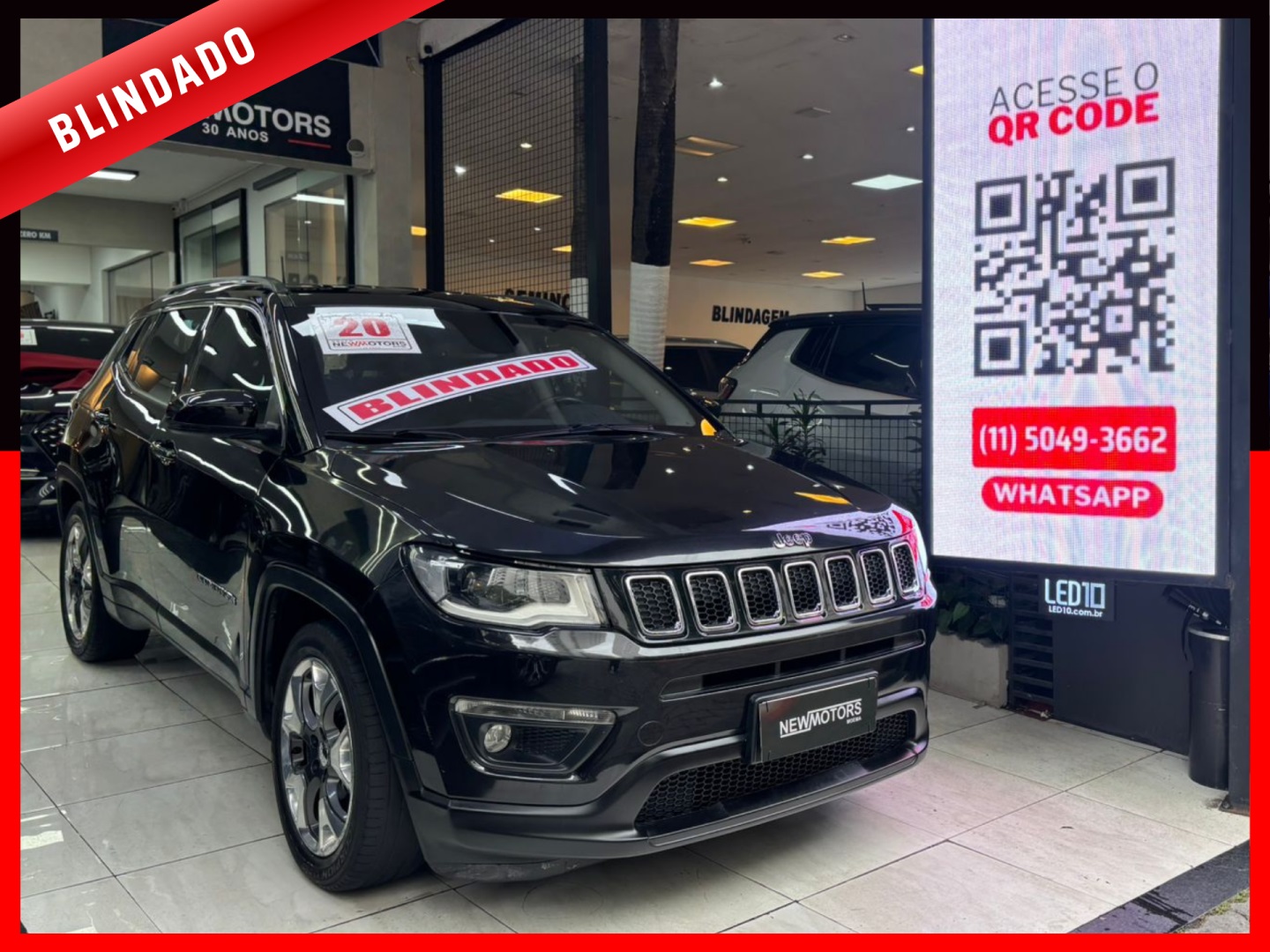 JEEP COMPASS 2.0 16V FLEX LONGITUDE AUTOMÁTICO