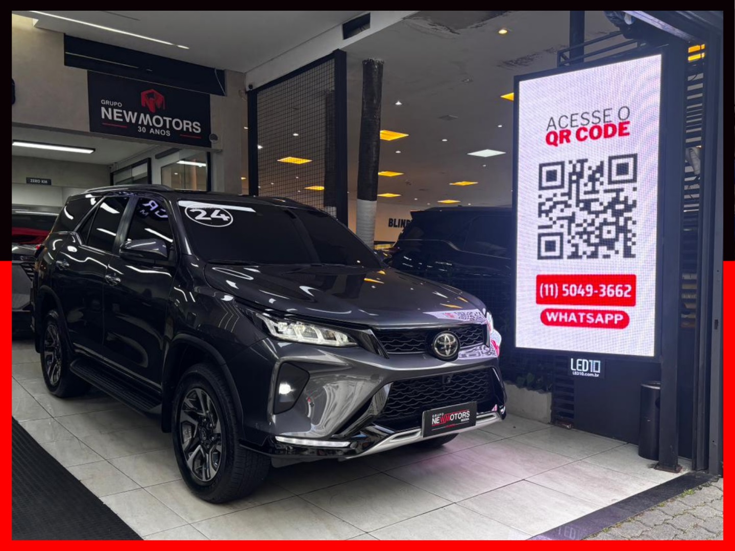 TOYOTA HILUX SW4 2.8 D-4D TURBO DIESEL DIAMOND 7L 4X4 AUTOMÁTICO