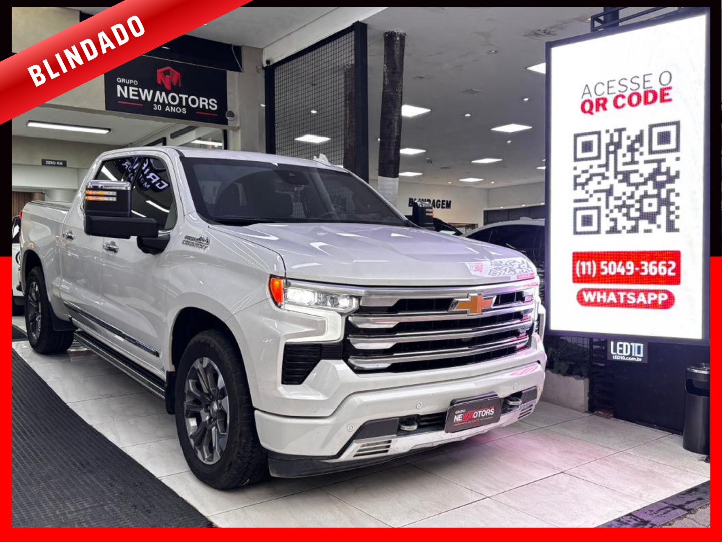 CHEVROLET SILVERADO 5.3 V8 GASOLINA 1500 HIGH COUNTRY 4X4 AUTOMÁTICO