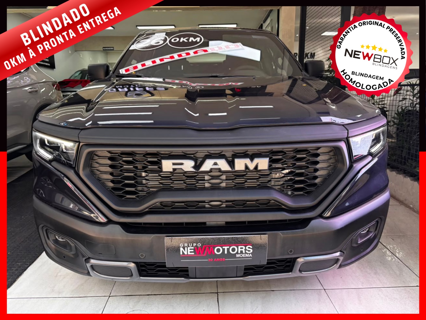 RAM RAMPAGE 2.2 REBEL TB CD 4X4 DIESEL AUT.