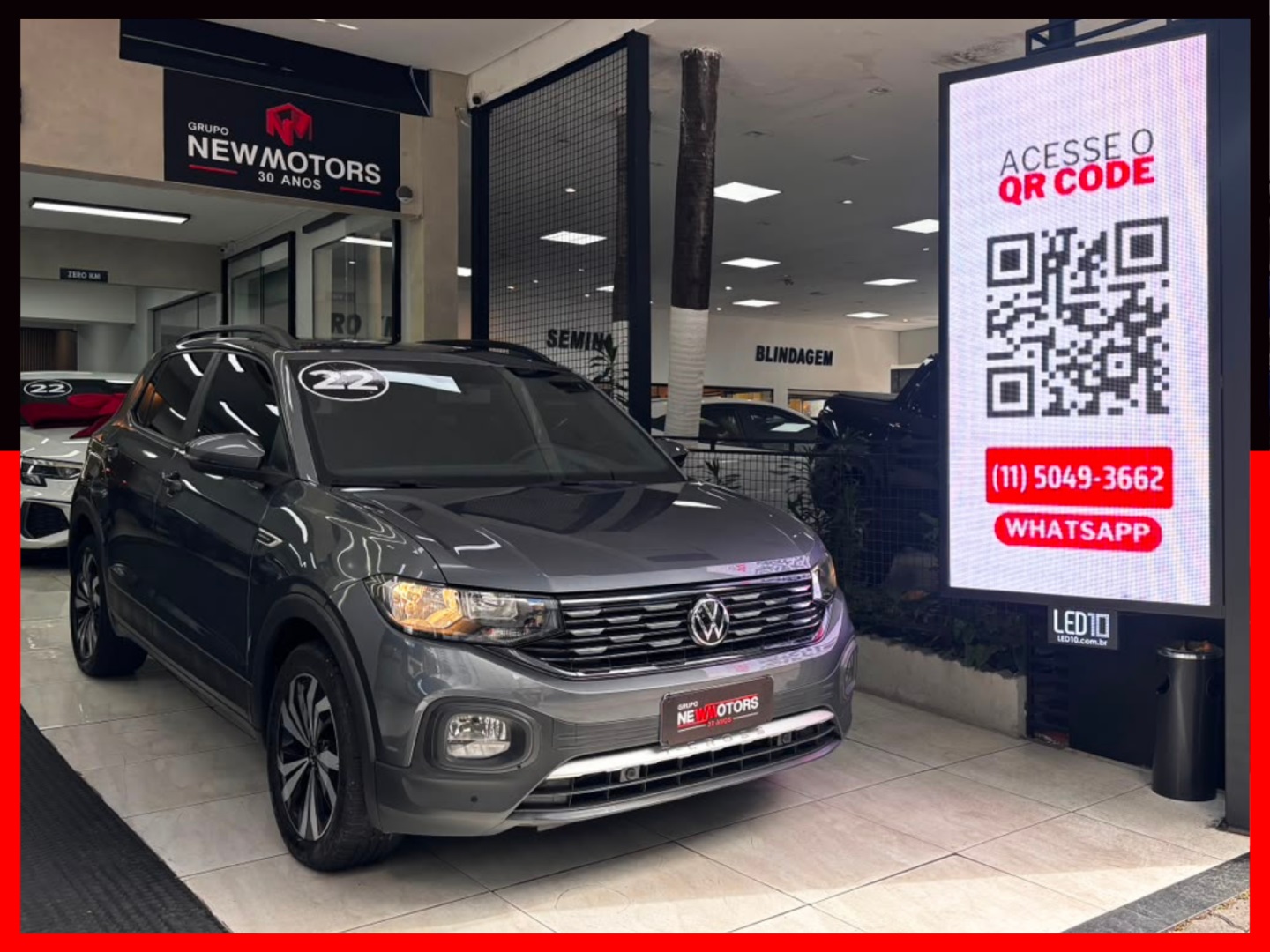 VOLKSWAGEN T-CROSS 1.0 200 TSI TOTAL FLEX COMFORTLINE AUTOMÁTICO