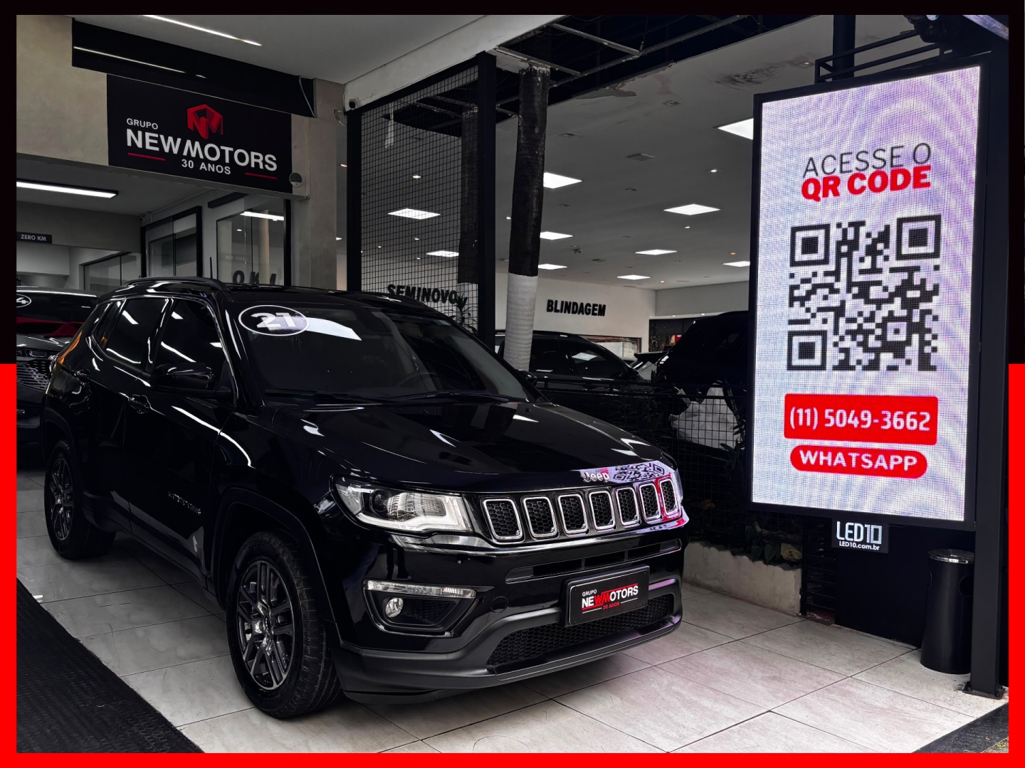 JEEP COMPASS 2.0 16V FLEX SPORT AUTOMÁTICO