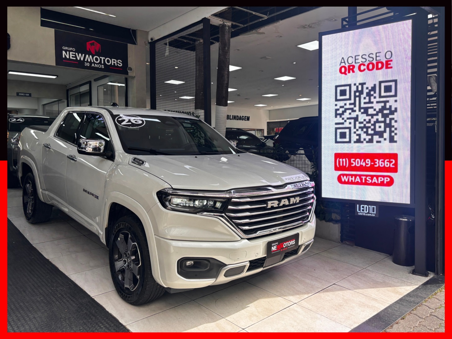RAM RAMPAGE 2.2 TURBO DIESEL LARAMIE 4X4 AUTOMÁTICO