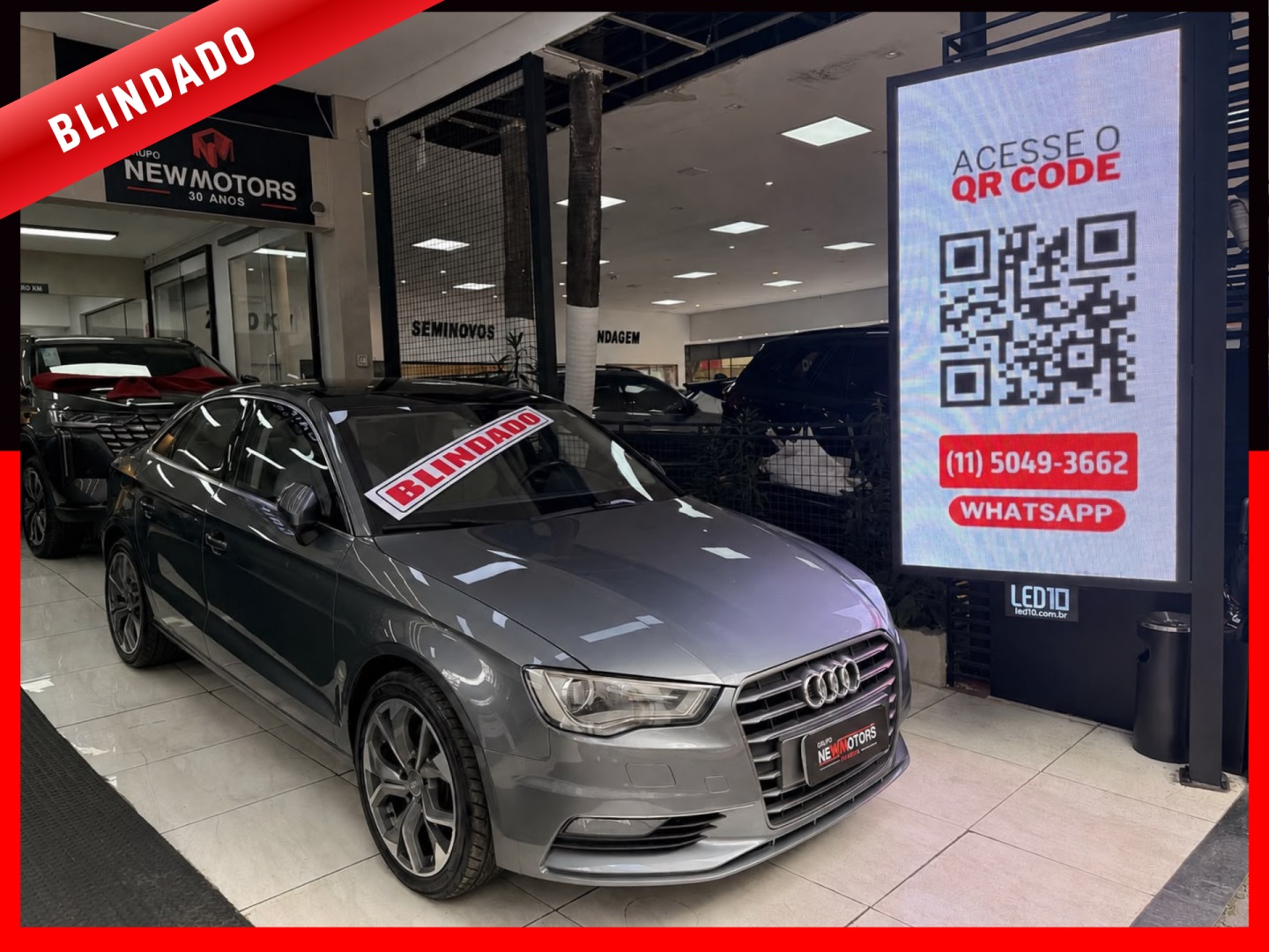 AUDI A3 2.0 TFSI SEDAN AMBITION 16V GASOLINA 4P S-TRONIC