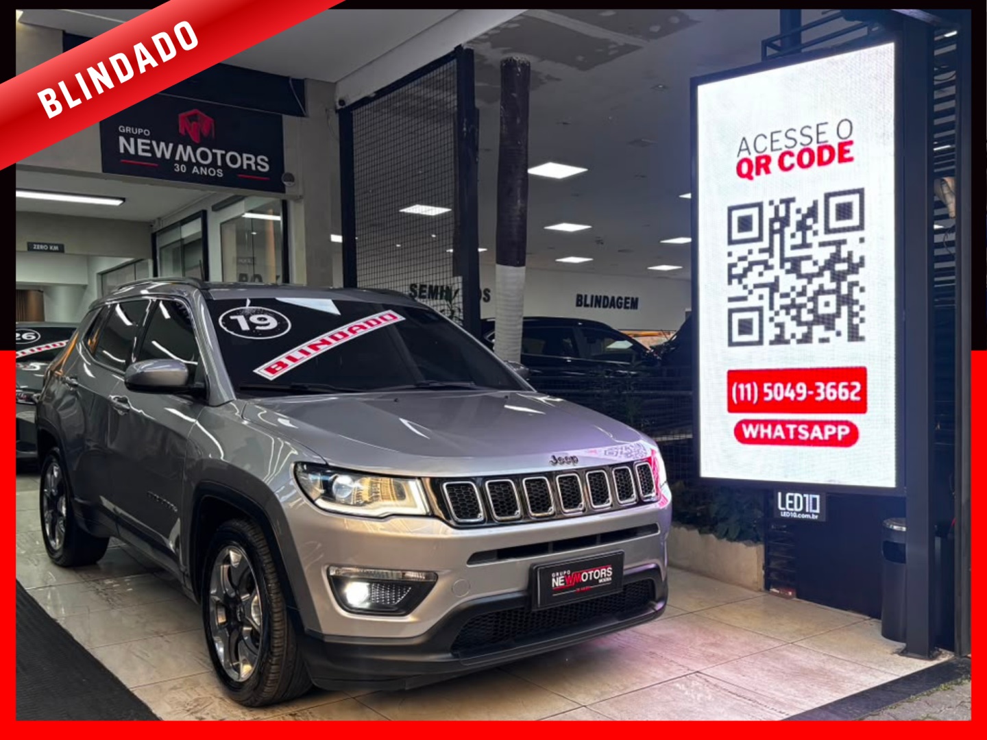 JEEP COMPASS 2.0 16V FLEX LONGITUDE AUTOMÁTICO
