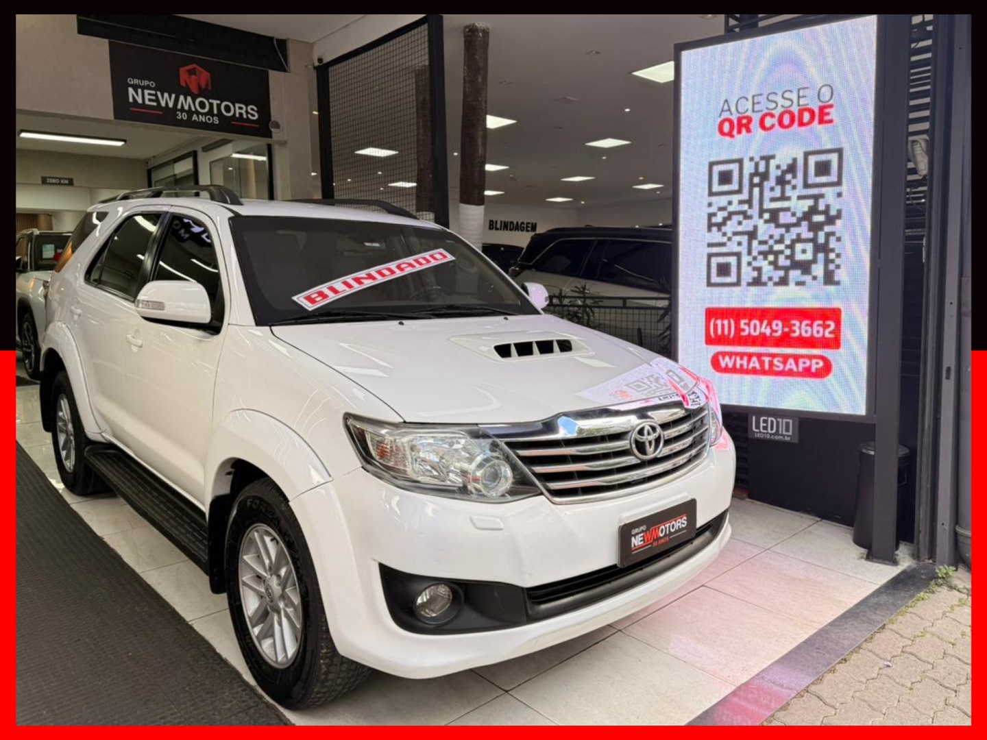 TOYOTA HILUX SW4 3.0 SRV 4X4 7 LUGARES 16V TURBO INTERCOOLER DIESEL 4P AUTOMÁTICO