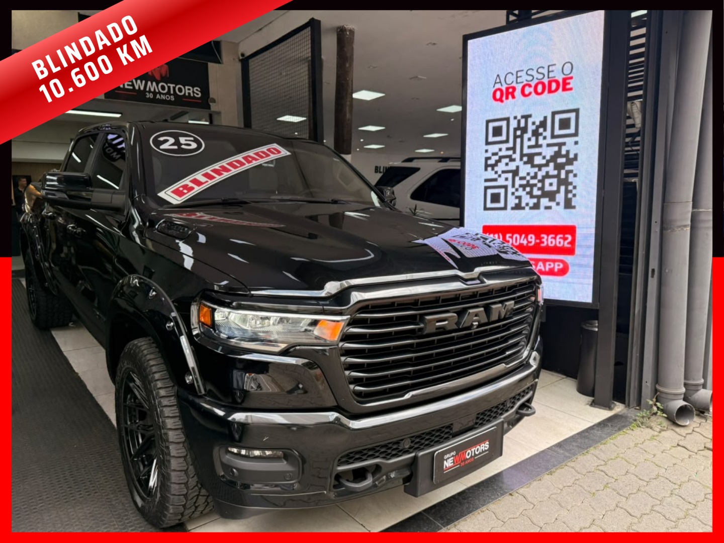 RAM 1500 3.0 HURRICANE 6 BITURBO GASOLINA LARAMIE NIGHT EDITION CD 4X4 AUTOMÁTICO