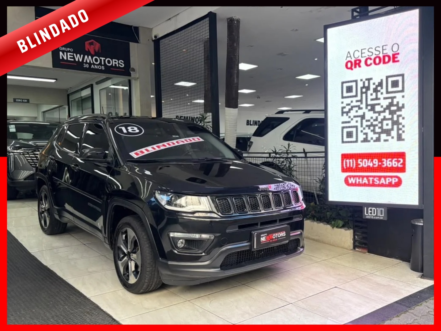 JEEP COMPASS 2.0 16V FLEX LONGITUDE AUTOMÁTICO